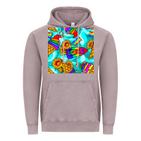 Vintage Zinc Pride lgbtq ice cream and sunflowers seamless Vintage Hoodie - BundleAndBundleShop