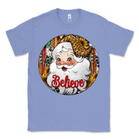 Colony Blue believe Santa Claus Christmas Classic Tee - Jasminsmagicworld
