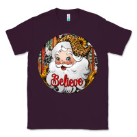 Plum believe Santa Claus Christmas Classic Tee - Jasminsmagicworld