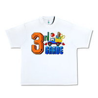 White Third Grade Urban Heavy Tee - RanaPortraitStore