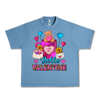 Pebble Blue Hello Valentine Valentine's Day Coffee Mug Urban Heavy Tee - FaDigitalArtStudio