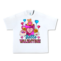 White Hello Valentine Valentine's Day Coffee Mug Urban Heavy Tee - FaDigitalArtStudio