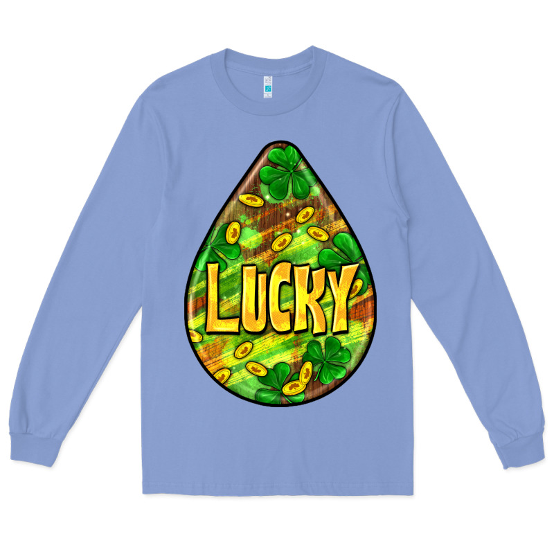 St.patrick's Teardrop Earrings Long Sleeve Tee by FaDigitalArtStudio | Teevron