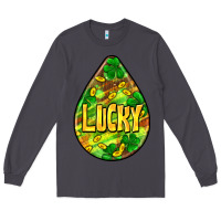 Smoke St.patrick's teardrop earrings Long Sleeve Tee - FaDigitalArtStudio
