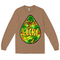 Toasted Coconut St.patrick's teardrop earrings Long Sleeve Tee - FaDigitalArtStudio