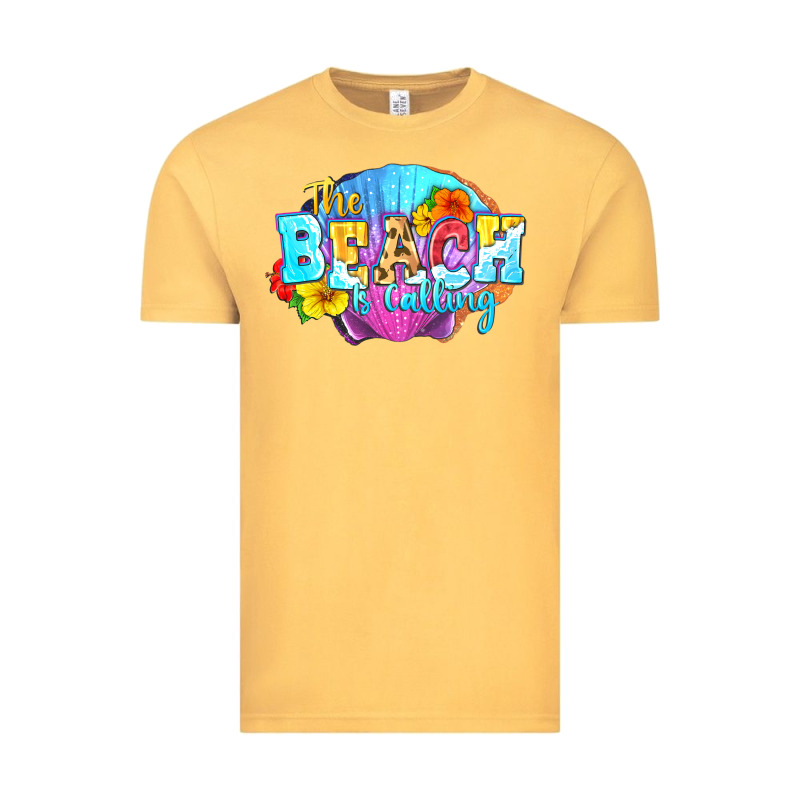 The Beach Is Calling Vintage Tee by FaDigitalArtStudio | Teevron