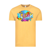 Vintage Mustard The beach is calling Vintage Tee - FaDigitalArtStudio