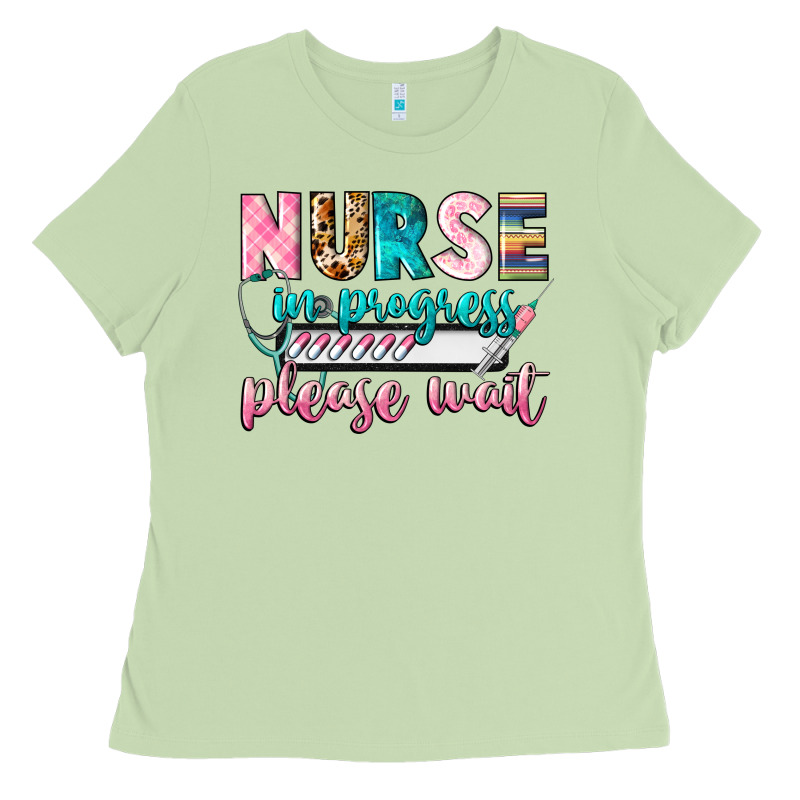 Nurse In Progress Ladies Tee by CowGirlArtShop | Teevron