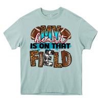 My Heart Is On That Field Football Heavy Core Tee | Teevron