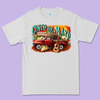 Cinco De Mayo Truck Premium Tee Designed By Cowgirlartshop