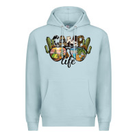 Blue Mist camp life Premium Hoodie - SublimationCraftShop
