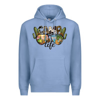 Colony Blue camp life Premium Hoodie - SublimationCraftShop