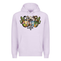 Lilac camp life Premium Hoodie - SublimationCraftShop