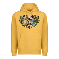 Mustard camp life Premium Hoodie - SublimationCraftShop