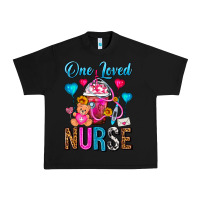 Black One Loved Nurse Valentines Day Frappe Coffee Urban Heavy Tee - FaDigitalArtStudio