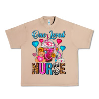 Burro One Loved Nurse Valentines Day Frappe Coffee Urban Heavy Tee - FaDigitalArtStudio