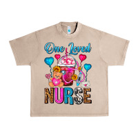 French Oak One Loved Nurse Valentines Day Frappe Coffee Urban Heavy Tee - FaDigitalArtStudio
