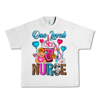 Lunar Rock One Loved Nurse Valentines Day Frappe Coffee Urban Heavy Tee - FaDigitalArtStudio
