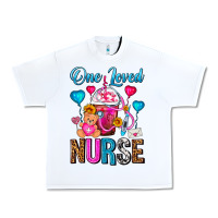 One Loved Nurse Valentines Day Frappe Coffee Urban Heavy Tee | Teevron