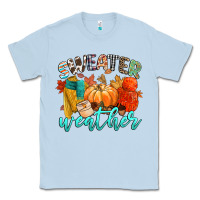 Dusty Blue weather Classic Tee - CowGirlArtShop
