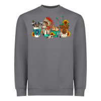 Storm indian coffee cups Heavyweight Sweatshirt - AdoDesignShop