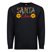 Black santa claus Premium Sweatshirt - AdoDesignShop