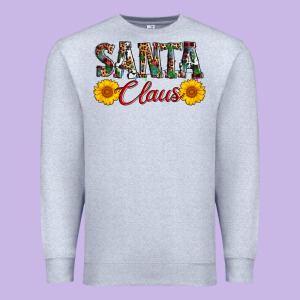 Santa Claus Premium Sweatshirt Designed By Adodesignshop