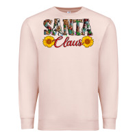 Pale Pink santa claus Premium Sweatshirt - AdoDesignShop