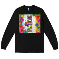Black LGBTQ+ Pride With Flower Tumbler Long Sleeve Tee - BundleAndBundleShop