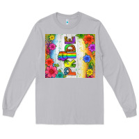 Moon Dust LGBTQ+ Pride With Flower Tumbler Long Sleeve Tee - BundleAndBundleShop