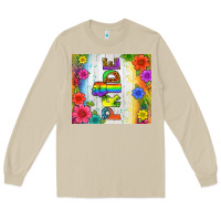 Mushroom LGBTQ+ Pride With Flower Tumbler Long Sleeve Tee - BundleAndBundleShop