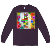 Plum LGBTQ+ Pride With Flower Tumbler Long Sleeve Tee - BundleAndBundleShop