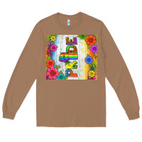 Toasted Coconut LGBTQ+ Pride With Flower Tumbler Long Sleeve Tee - BundleAndBundleShop