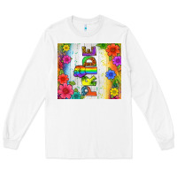 White LGBTQ+ Pride With Flower Tumbler Long Sleeve Tee - BundleAndBundleShop