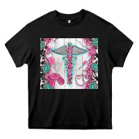 Black nurse Heavy Core Tee - TumblerDesignByShophia