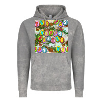 Cloud Rock Happy Easter Seamless Pattern Vintage Hoodie - BundleAndBundleShop