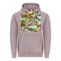 Vintage Zinc Happy Easter Seamless Pattern Vintage Hoodie - BundleAndBundleShop