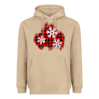 Mushroom Christmas snowflakes patch Heavyweight Hoodie - AdoDesignShop