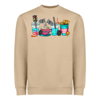 Mushroom race day coffe cup Heavyweight Sweatshirt - AdoDesignShop