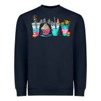 Navy race day coffe cup Heavyweight Sweatshirt - AdoDesignShop