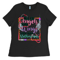 Black cowgirl not all angels have wings Ladies Tee - CowGirlArtShop