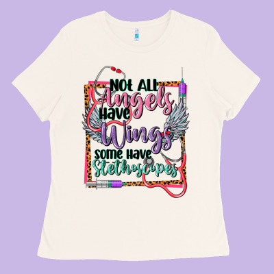 Cowgirl Not All Angels Have Wings Ladies Tee Designed By Cowgirlartshop