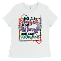 White cowgirl not all angels have wings Ladies Tee - CowGirlArtShop
