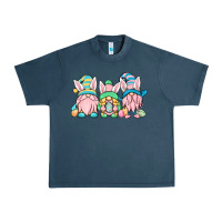 Midnight Navy Easter gnomes Urban Heavy Tee - OliviaCreatesArt
