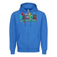 True Royal beach is my happy place Zipper Hoodie - AdoDesignShop