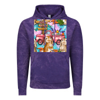 Cloud Purple Easter Bunny With Truck Seamless Pattern Vintage Hoodie - BundleAndBundleShop