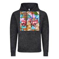 Vintage Black Easter Bunny With Truck Seamless Pattern Vintage Hoodie - BundleAndBundleShop