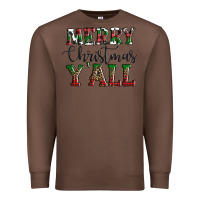 Chestnut merry christmas y'all Premium Sweatshirt - AdoDesignShop
