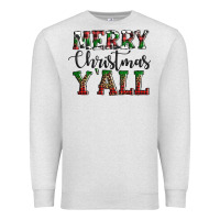 Oatmeal Heather merry christmas y'all Premium Sweatshirt - AdoDesignShop