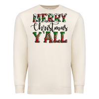 Sandshell merry christmas y'all Premium Sweatshirt - AdoDesignShop